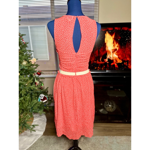 EUC Anthropologie Postmark Red Tank Polka Dot Cottagecore Dress - Picture 8 of 14